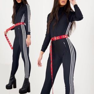 Adidas inspired jumpsuit